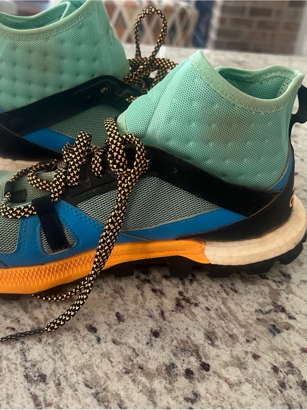 adidas Supernova Riot Mint, Blue & Orange Trail Running Shoes - Picture 4 of 7